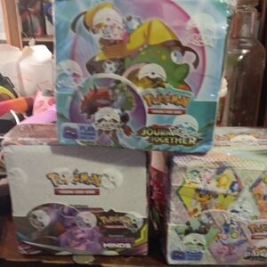 Pokemon Trading Card Set - Green, Purple, White
